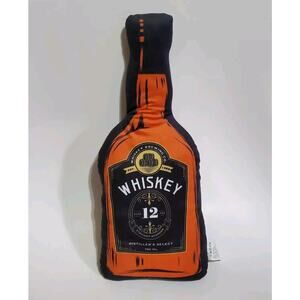 Wiskey Bottle Pillow Heated Pillow 19" Stuffed Plush Warming Pouch Not Included